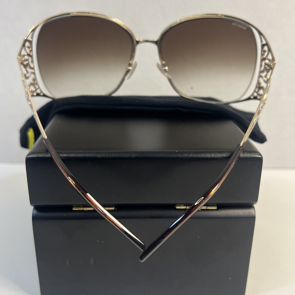 Invicta IEW003-02 Gold Filigree Gradient Sunglasses Italy 59-16-130 - Picture 5 of 8